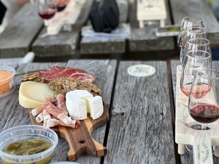 still life with a bottle of wine and a glass of wine