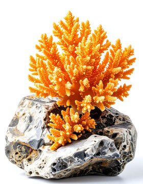 Ornamental coral on rock