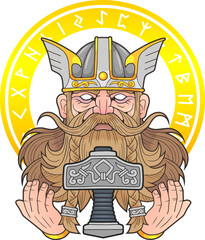 mythological scandinavian god of thunder