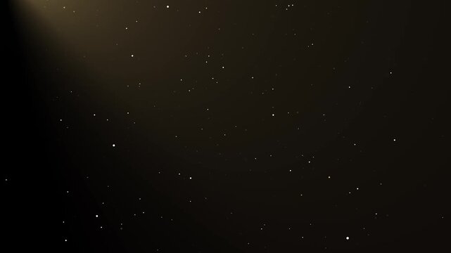 Gold Particle Lights. Gold particle lights background for scene and titles, logos.