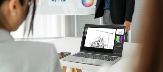 Architectural design modish software application for architect business and professional designer