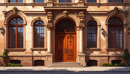 Obraz premium Ornate building facade