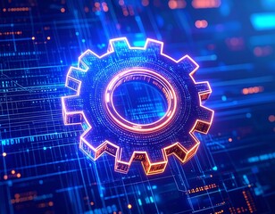 Digital gear on circuit board