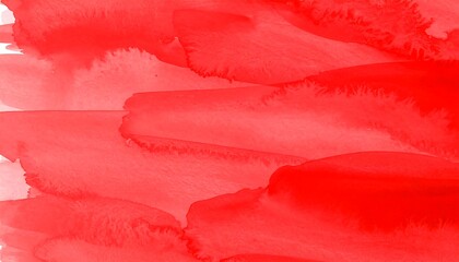 Abstract red watercolor painting
