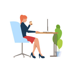 Fototapeta premium scenes business people meeting with infographics presentation