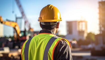 construction worker on a construction site