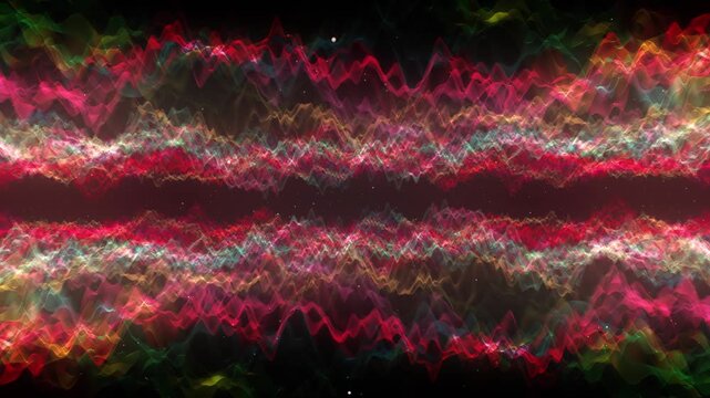 Colorful Abstract Waves background animation suited for broadcast, commercials and presentations. It can be used in Ethereal and Cinematic Videos also.