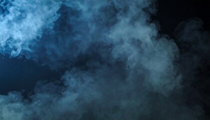 Abstract smoke patterns on dark background