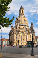 Fototapeta premium Frauenkirche Dresden, Neuer Markt (Sachsen)