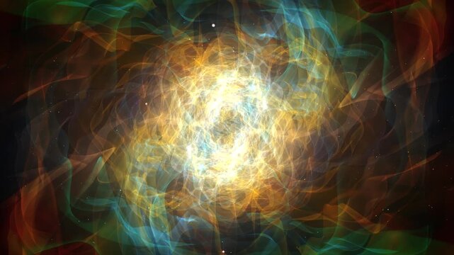 Colorful Abstract Waves background animation suited for broadcast, commercials and presentations. It can be used in Ethereal and Cinematic Videos also.