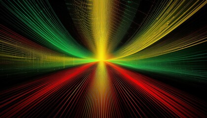 abstract green yellow red black background created with generative ai technology