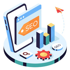 Premium download icon of seo tag