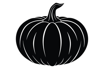 pumpkin silhouette vector art design