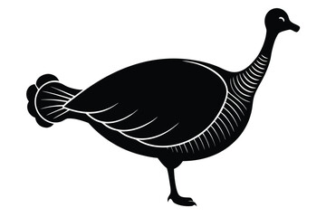 turkey leg silhouette vector art design