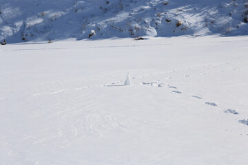 blue ice texture background