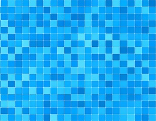 Fototapeta premium Abstract blue square grid pattern