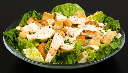Fresh Caesar salad, close-up
