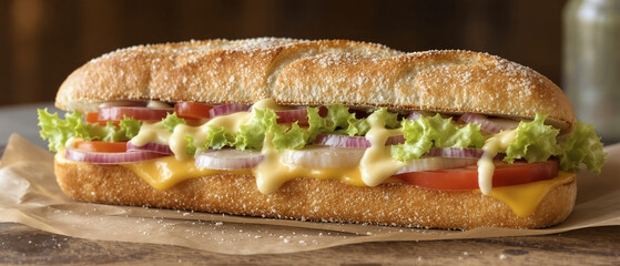 Sandwiches Made with Freshly Baked Bread