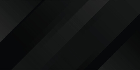Obraz premium Black abstract background. Elegant dark diagonal shape elements. Modern luxury grey gradient graphic design. style concep background