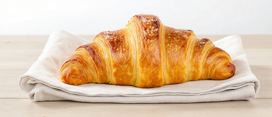 Croissants on a Linen Cloth