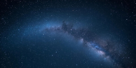 Fototapeta premium Awe-Inspiring Cosmic Vista Over Night Sky