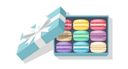 Macarons Gift Box.