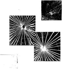 Vector Dynamic radial burst illustrations with sharp lines.