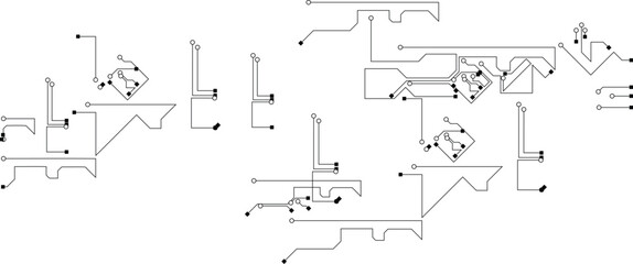 Grey white Abstract technology background,   technology background, illustration, innovation background hi-tech communication concept, white background