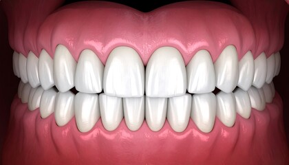 Obraz premium Close-up of healthy teeth