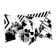 Fototapeta premium Vector Dynamic abstract shapes and lines create a bold .