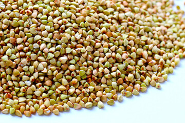 Raw buckwheat groats, a gluten-free superfood rich in fiber, protein, and minerals