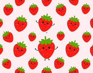 Cute strawberry pattern
