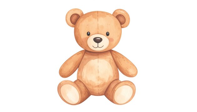 Cute teddy bear illustration
