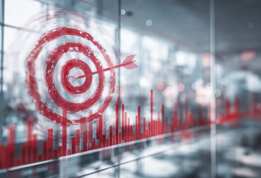 Target image overlaid on modern interface