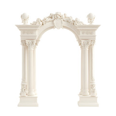 Naklejka premium Ornate stone archway design