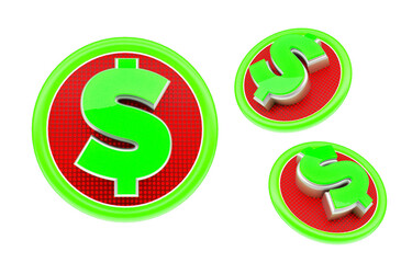 seal 3d rendered socialmedia icon