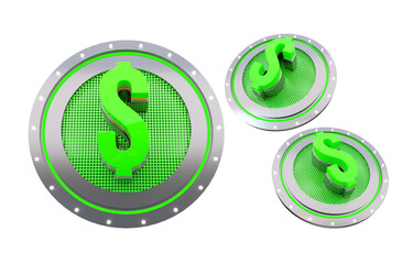 seal 3d rendered socialmedia icon