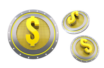 seal 3d rendered socialmedia icon