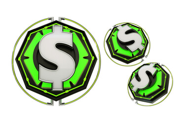 seal 3d rendered socialmedia icon