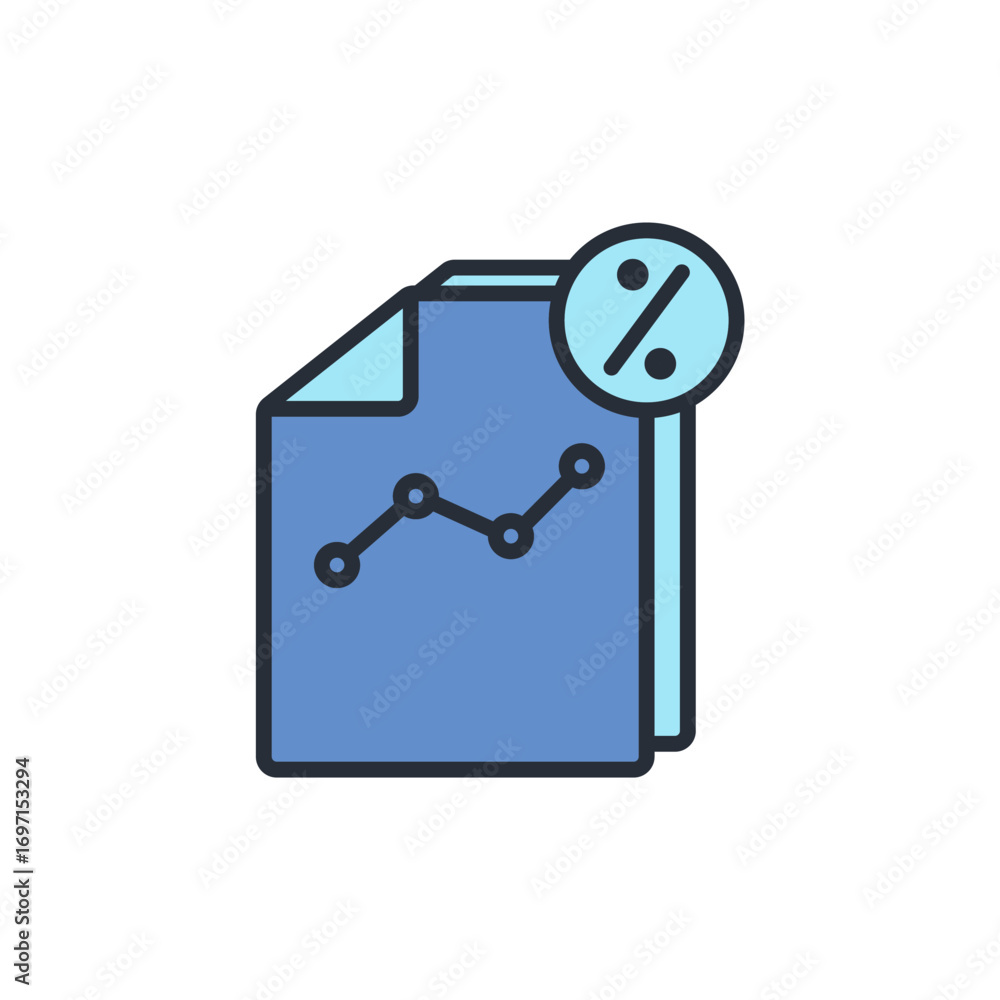 Poster calculation icon.editable stroke.linear style sign for use web design,logo.symbol illustration.