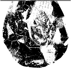 Vector Abstract lion head with geometric shapes.