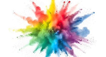 Fototapeta premium Abstract Explosion of Bright Holi Powder