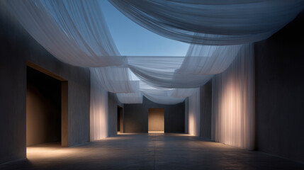 imagine boundaryless environment where walls transform shape at command of its resident