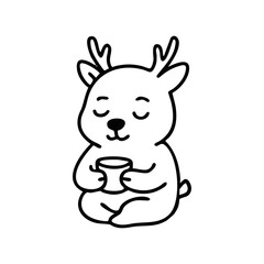 Simple black outline drawing of a rectangular note or card with a green heart in the center