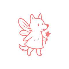 Simple black line drawing of a cartoon mouse riding a skateboard