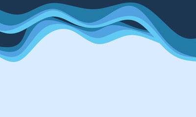abstract blue wave background