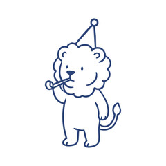 Simple black line drawing of a sleeping polar bear