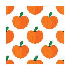Seamless Pattern with Stylish Pumpkins for Seasonal Designs