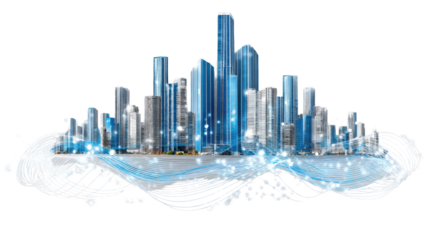 abstract city background