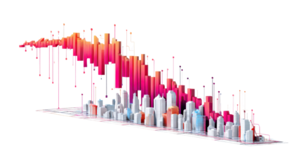 business team with graph